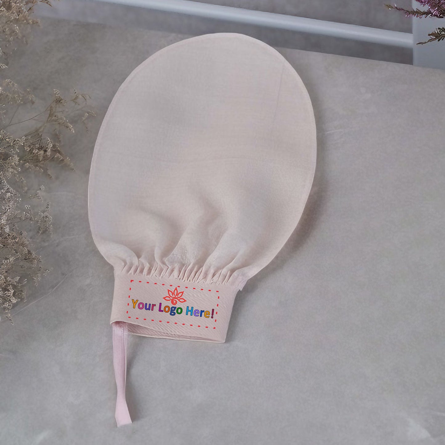 100-1000 Pcs Medium Silk Texture For Normal Skins-Private Label Silk Exfoliating Glove – Premium Spa-Grade Quality-custom logo