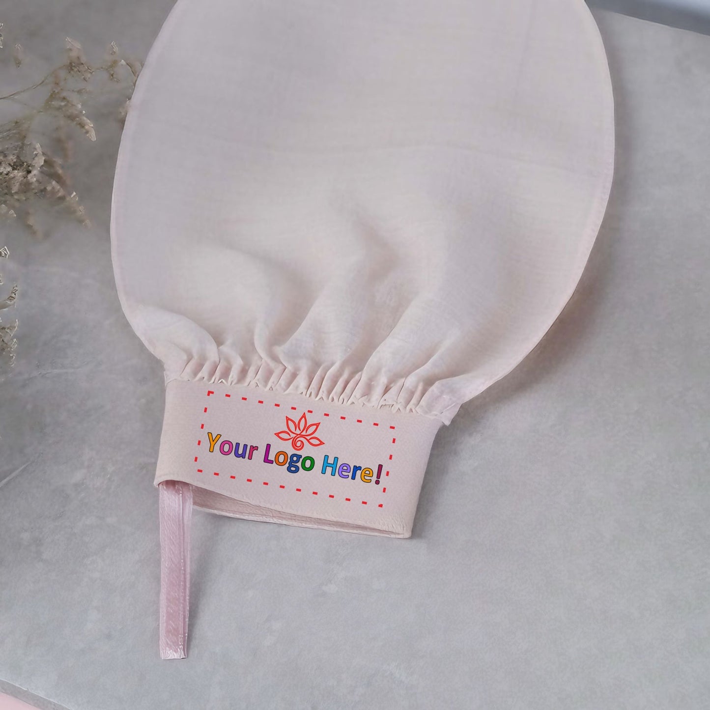 100-1000 Pcs Medium Silk Texture For Normal Skins-Private Label Silk Exfoliating Glove – Premium Spa-Grade Quality-custom logo